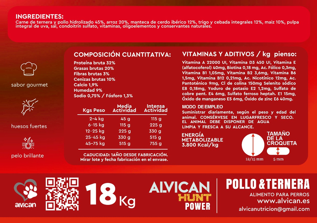 ALVICAN HUNT POWER 18KG